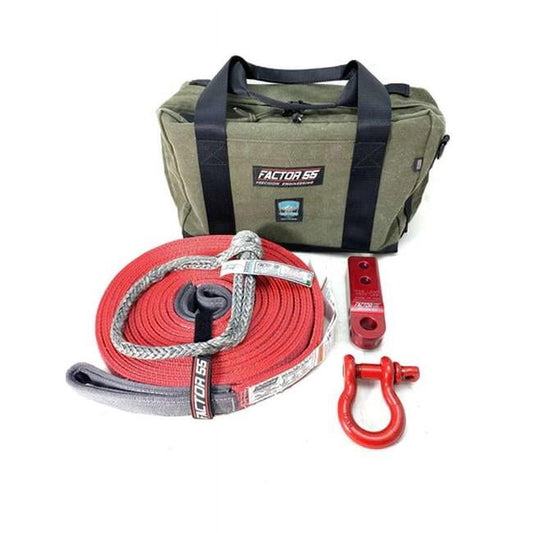 0048505MED Owyhee Vehicle Recovery Kit with Medium Size Bag & Silver HitchLink