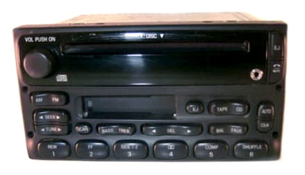 1 Factory Radio 638-02226-A2 AM/FM Radio CD Cassette Player