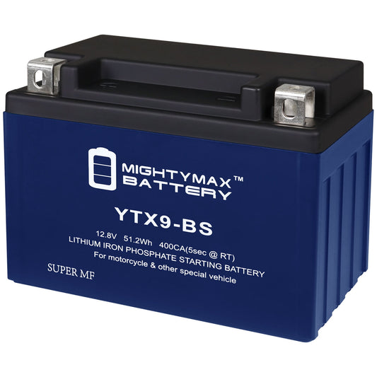 YTX9-BS Lithium Battery Replaces Kawasaki ZX600-FA Ninja ZX-6R 08-16