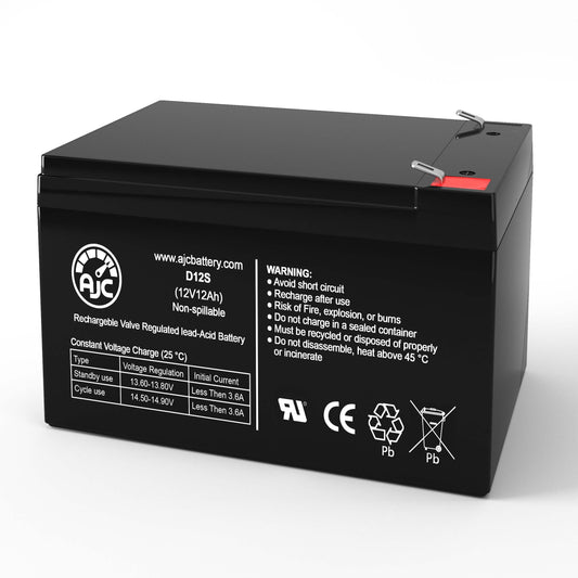 Zap 3 Pro Flex 36V 12V 12Ah Electric Scooter Battery - This Is an AJC Brand Replacement