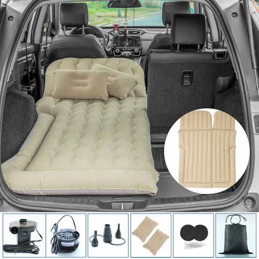 ZhdnBhnos Inflatable Bed Mattress Car Truck SUV Back Seat Cushion Travel Camping Sleeping Beds With Air Pump